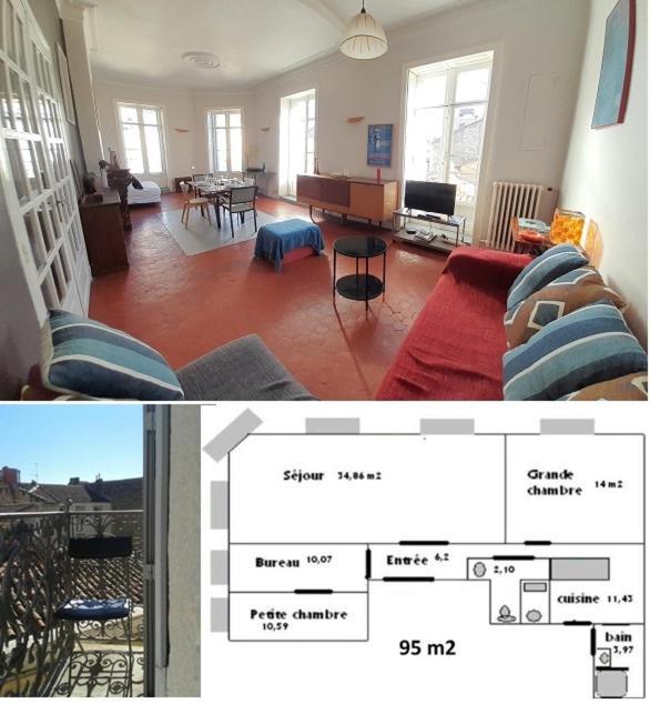 Les 7 Balcons, Comedie-Gare, Parking, Spacieux Lumineux Appt Haussmannien 몽펠리에 외부 사진