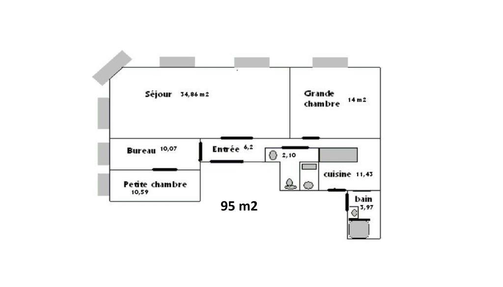 Les 7 Balcons, Comedie-Gare, Parking, Spacieux Lumineux Appt Haussmannien 몽펠리에 외부 사진